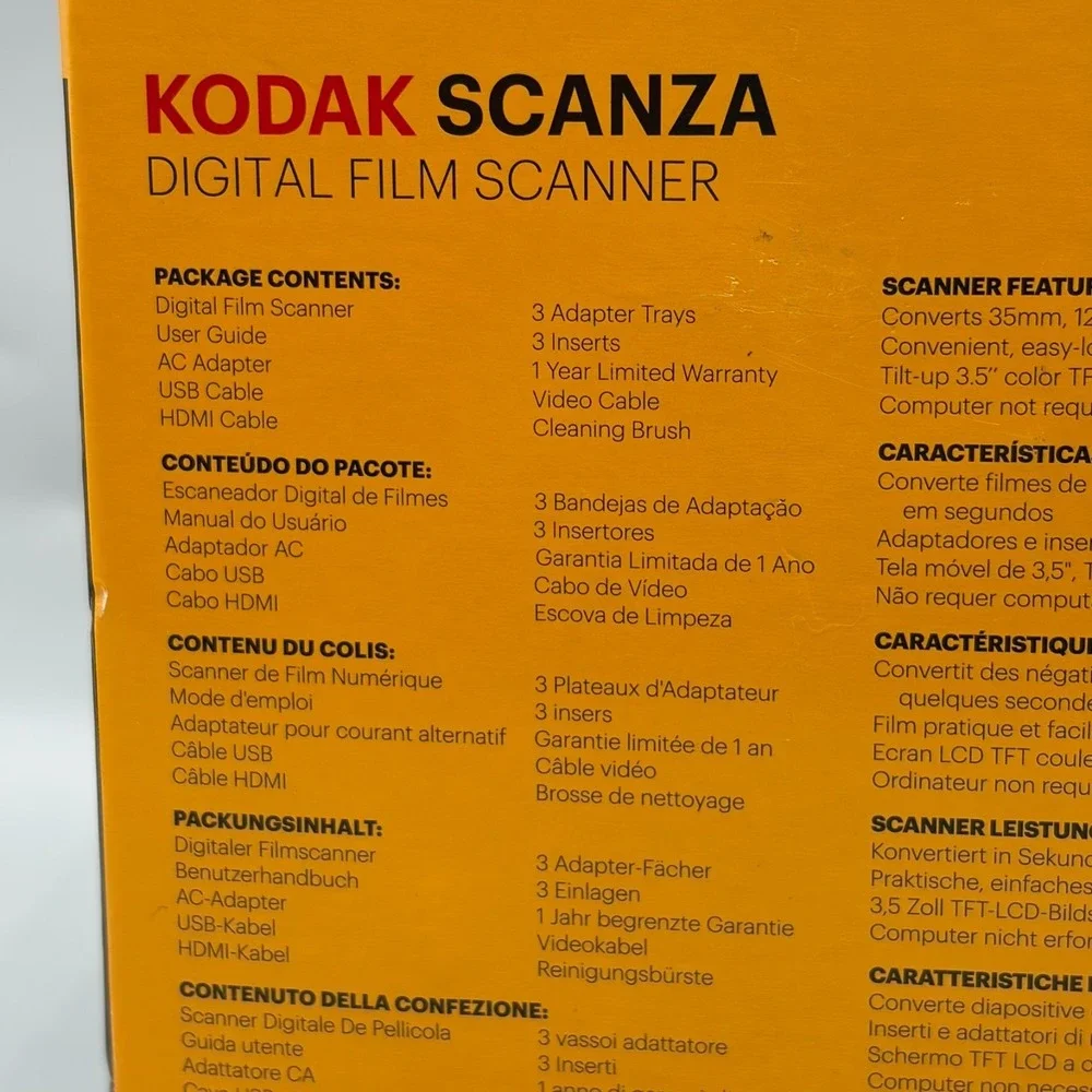 Kodak Scanza Digital Film & Slide Scanner